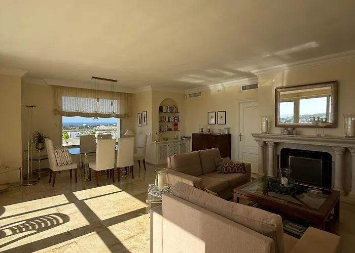 Atico Con Vistas Panoramicas Al Mar Golf Y Montana - Flamencos 26 Apartmán Marbella